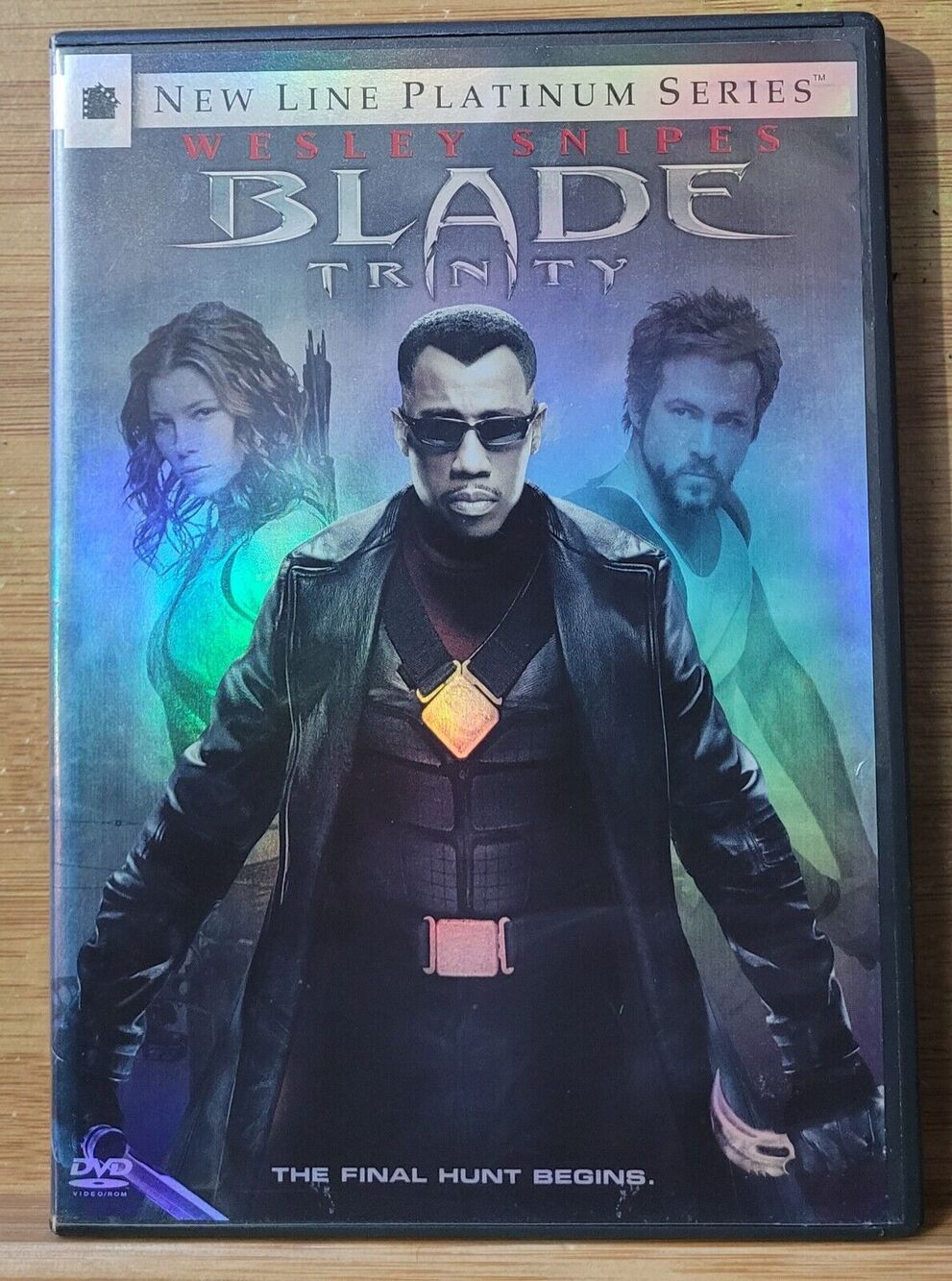 Blade Trinity New Line Platinum Series DVD Wesley Snipes - 2004 - Comic Included
